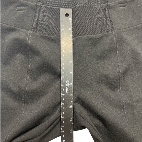 Eileen Fisher Pants Women SP Black Stretch Pintuck Ponte Pull Ons Slim Straight - Picture 8 of 10